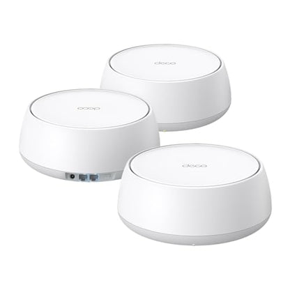 TP-Link Deco BE25 (3-Pack) Wi-Fi 7 Wi-Fi Mesh System | Dual-Band, 5000 Mbps, Coverage of 6600 Sq. Ft, 2 x 2.5G Ports