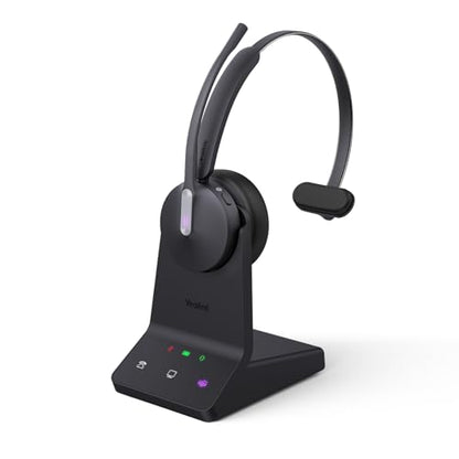 Yealink WH64 Mono Teams Wireless Headset - DECT & Bluetooth Connectivity for Office Use