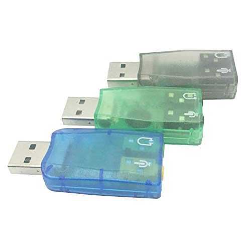 AJDPOI USB Audio Adapter 8541676061 Stereo 48KHz External Sound Card