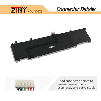 ZTHY 70.07Wh WK04XL Lithium Polymer Battery 15.4V for HP Laptops
