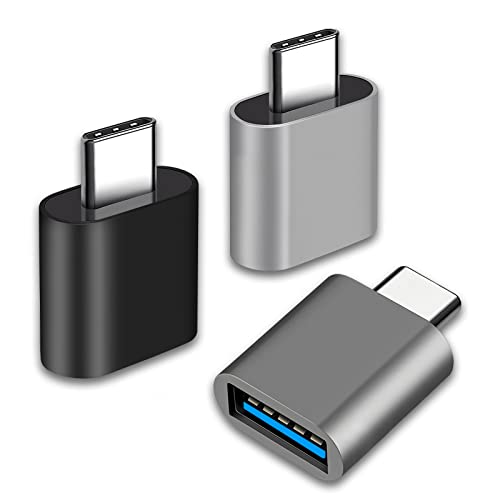 Henrety USB C to USB Adapter 1 Port 1 Amps Black Grey Silver