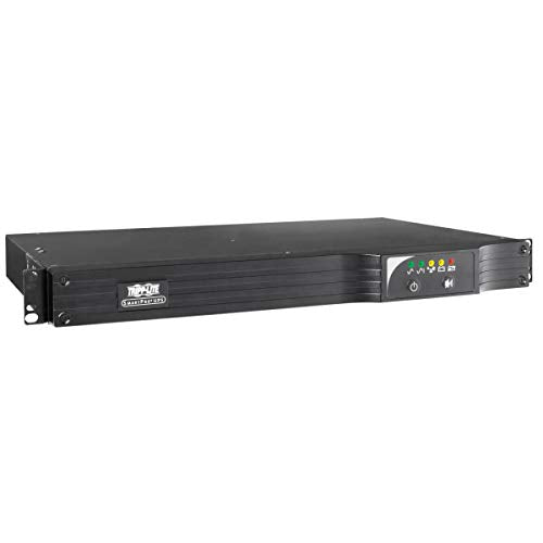 Tripp Lite 500VA SMART500RT1U Line-Interactive UPS, 300W, 120V AC, Rack/Tower, 7 Outlets