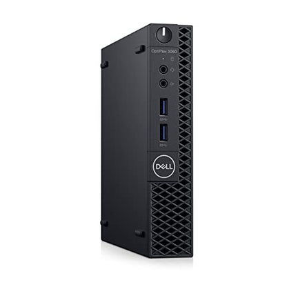 Dell OptiPlex 3060 Micro PC, Intel Core i3-8100T, 8GB RAM, 128GB SSD, Windows 11 Pro, 3840x2160 Resolution, Tower