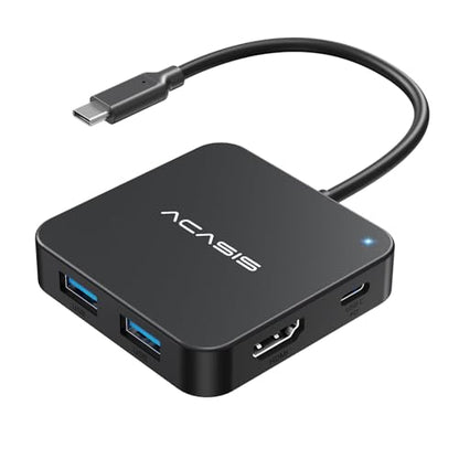 ACASIS USB Hub 6-in-1 AC-HC31-A USB 3.2 10Gbps 100W Charging USB-C Multiport Adapter