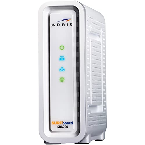 ARRIS 5.13" x 1.75" x 5.25" SB8200 2 Port Cable Modem 5 Gbps Ethernet