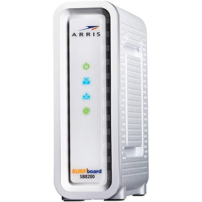 ARRIS 5.13" x 1.75" x 5.25" SB8200 2 Port Cable Modem 5 Gbps Ethernet