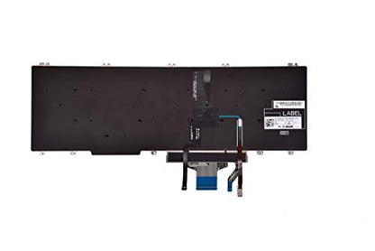 KBRPARTS Backlit Keyboard for Dell Latitude 5500 5501 5510 5511, Precision 3540 3541 3550 3551, USB Power, Black, Model: 0MMH7V NSK-EX0BC PK132FA1B00