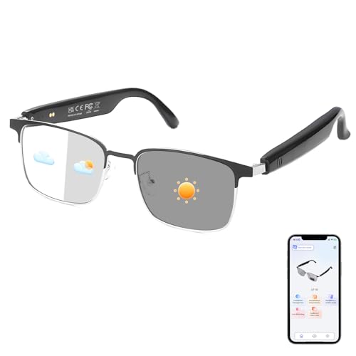Padom 2025 No Display Smart Glasses Bluetooth Support iOS and Android 1 Meter Water Resistant