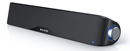 Nylavee 16in SK100 Stereo Soundbar with Bluetooth 5.0 and 3.5mm Aux Input