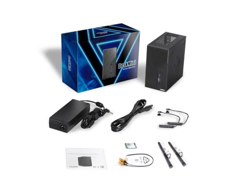 ASRock DeskMini B760 Mini PC LGA1700 Intel Core DDR4-3200 SSD 1920x1080