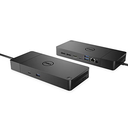 Dell 8.07" x 8.1" x 1.1" WD19 Docking Station USB Type C 90W Black