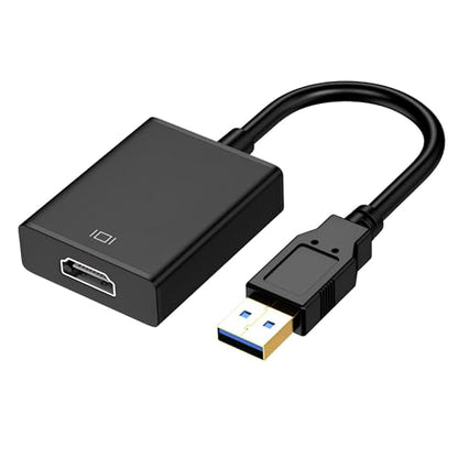 KUPOISHE USB to HDMI Adapter KPS-0037 1080P 1 Port Black