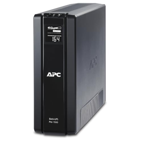 APC 1500VA BR1500G UPS, Tower, Voltage Regulation, 865W Power Supply, 10 Outlets
