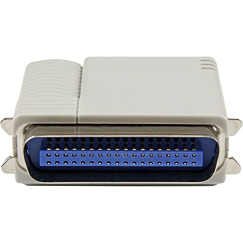 StarTech.com PM1115P2 1-Port Ethernet Print Server with 10/100 Mbps Network Speed, Beige