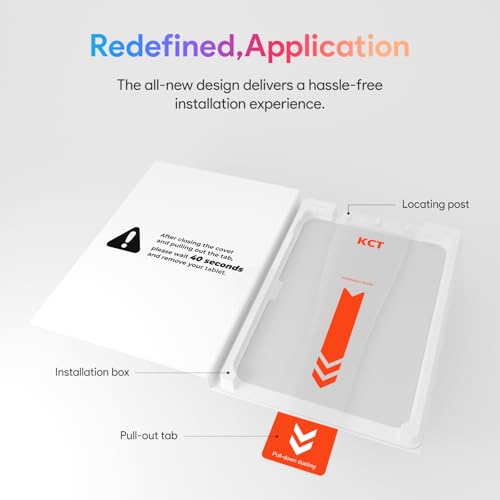 KCT 9H Tempered Glass Screen Protector for iPad Air 11" M4/M3/M2 Matte Finish