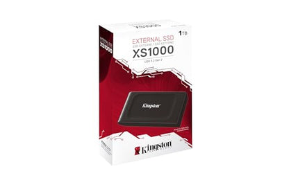 Kingston 1TB SXS1000 External Solid State Drive | USB 3.2 Gen 2 | Portable | 1050 MB/s Read/Write Speed