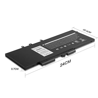 Futurebatt 68Wh GJKNX Lithium-Ion Battery 7.6V with 8500mAh Capacity for Laptops Compatibility