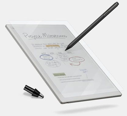 REEYEAR Titanium Pencil Tip & PET Matte Screen Protector Bundle for reMarkable Paper Pro - Clear