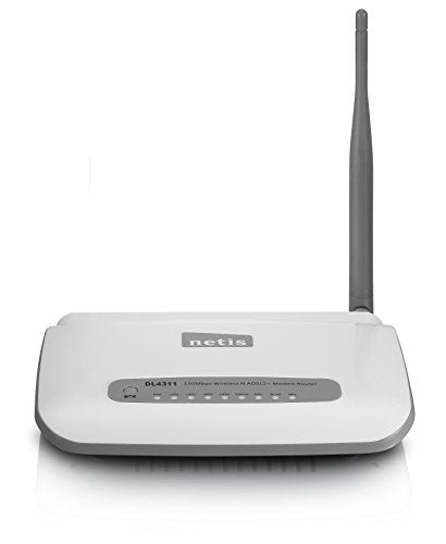 Netis DL4311 2.4GHz Wireless N150 ADSL2+ Modem Router 150Mbps