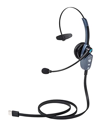 BlueParrott B250-XTS Mono Bluetooth Headset USB-C Active Noise Cancellation