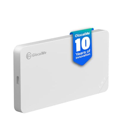 GlocalMe Mobile Hotspot U3 White 4G LTE 1GB Data 30 Days WiFi