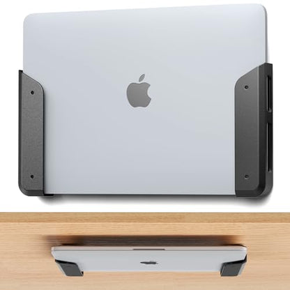 ELETIUO 2 Count WALL-MOUNT-001 Universal Laptop Holder with Wall Mount and Adhesive Options