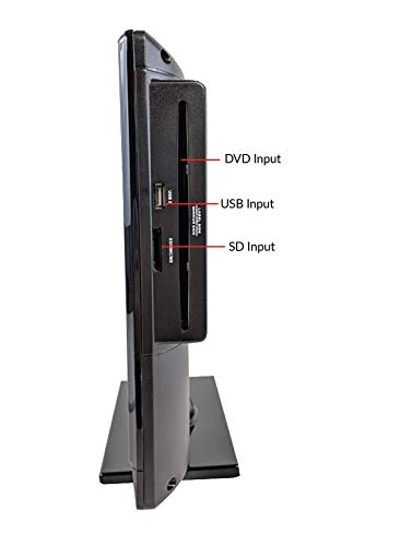 Supersonic 15 Inches SC-1512 720p 60Hz LED TV-DVD Combination