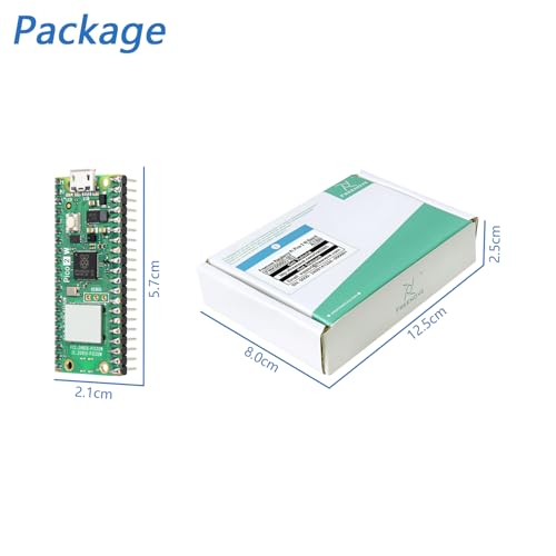 Freenove 4MB FNK0065EE Raspberry Pi Pico 2 W Board Dual Cortex-M33 RISC-V Microcontroller Development Board