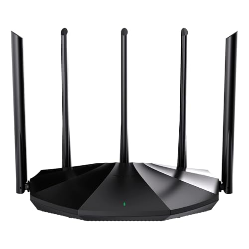Tenda RX6Pro AX1500 Dual-Band Wireless Router with 4 Gigabit Ports, 5 Antennas, WPA3 Security
