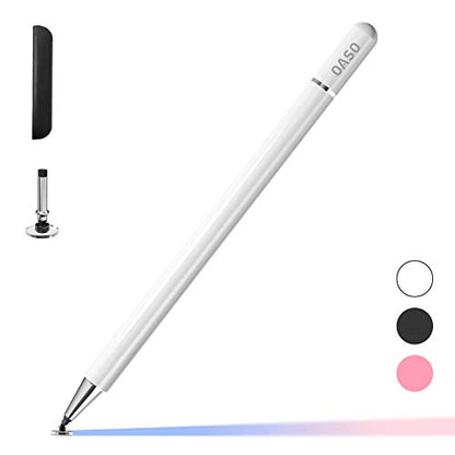 OASO 1.06 Ounces 1010B Stylus Pen for Touch Screens Compatible with Apple iPad, Samsung Galaxy, Fire HD Tablets, White