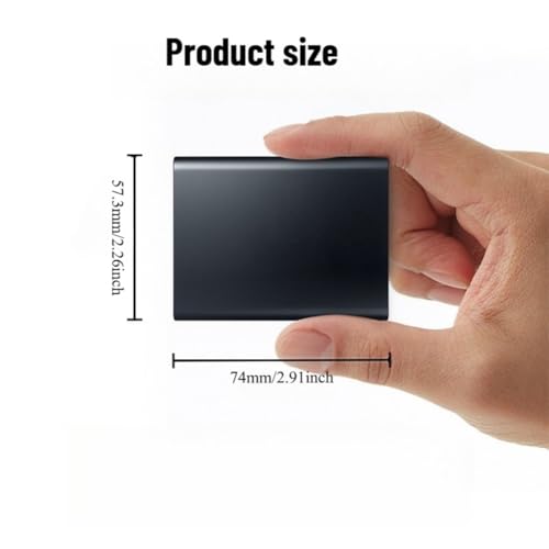 Portable External Hard Drive 500GB 1TB 2TB 4TB USB 3.0 Metal Storage Expansion