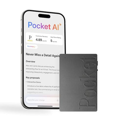 Pocket 1 Nonstandard Battery 64GB RealAudio Voice Recorder