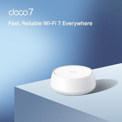 TP-Link Deco BE23 1-Pack Dual-Band Wi-Fi 7 Mesh Router | Up to 3600 Mbps, 2500 Sq.Ft Coverage, 2× 2.5G Ports | Remote Control, Internet Security, Parental Controls