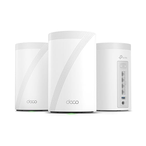 TP-Link Deco BE63 Tri-Band Wi-Fi 7 Mesh System 3-Pack
