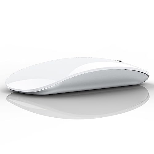 TENMOS M18-WH Bluetooth Wireless Mouse USB C 2.4G Optical 68g