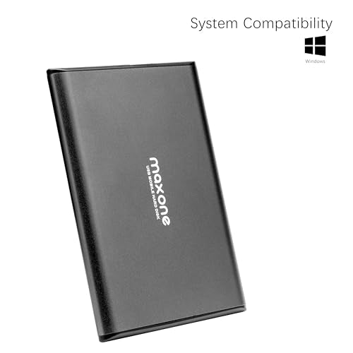 Maxone 500GB 2519 USB 3.0 External Hard Drive Portable Charcoal Grey