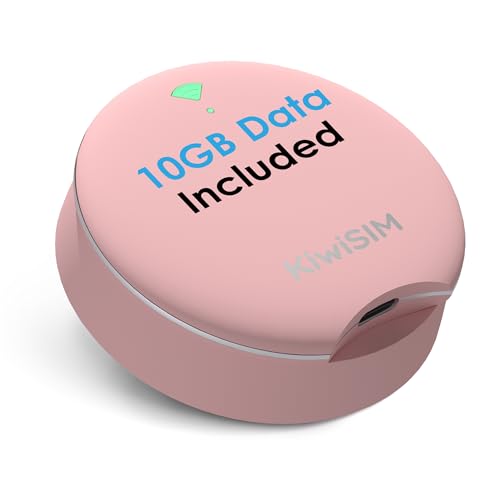 KiwiSIM 10GB 10-Port 4G Wi-Fi 6 Mobile Hotspot
