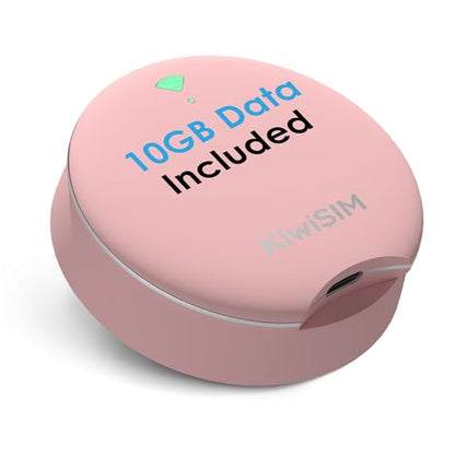 KiwiSIM 10GB 10-Port 4G Wi-Fi 6 Mobile Hotspot