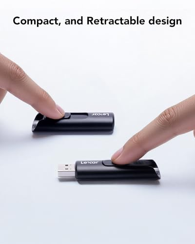 Lexar 64GB A30E USB 3.2 Gen 1 Flash Drive, Read Speed 100MB/s, USB Type-A, Lightweight