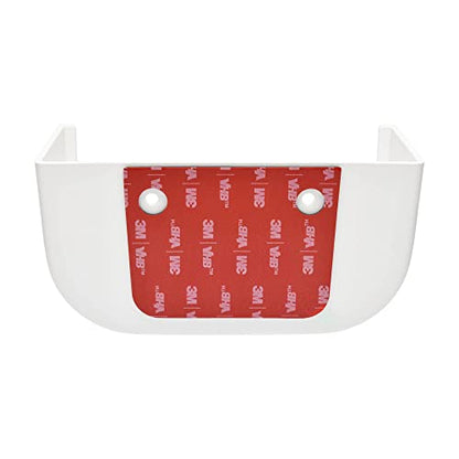 Holicfun 5.83" x 2.56" x 1.97" Wall Mount HF0241 White Plastic