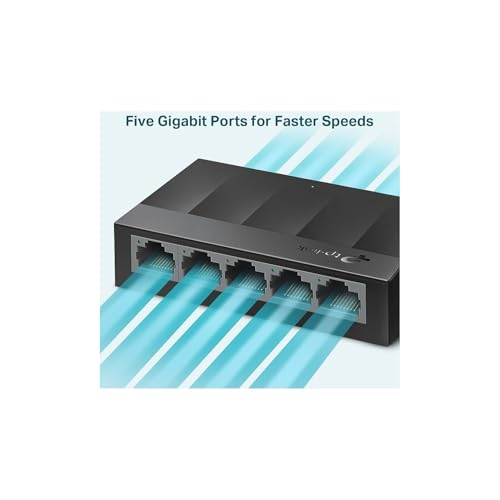 TP-Link 5-Port Gigabit Ethernet Switch LS1005G 5V DC Unmanaged Plastic