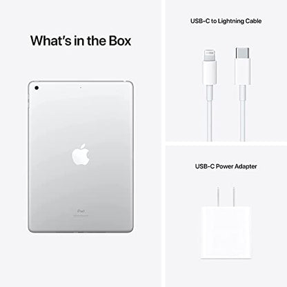 Apple 64 GB MK2L3LL/A 2048x1536 10.2 Inches iPad 9th Generation Silver Tablet