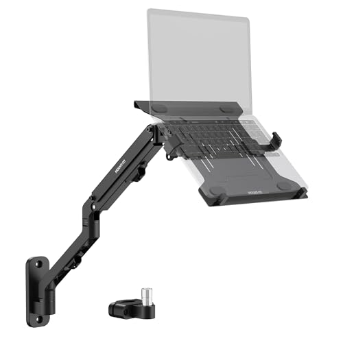 Mount-It! 15 x 12.25 x 5.75 inches Wall Mount Ergonomic Laptop Arm