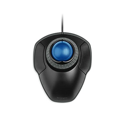 Kensington Orbit Trackball Mouse with Scroll Ring (K72337US) - 30 Feet Range - Optical - Wired USB