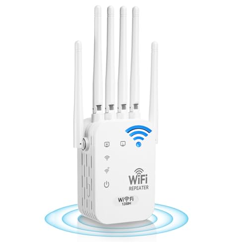 WERCHTAY WiFi Extender 2026 2.4GHz 12800ft Compatible Devices: Smartphones, Tablets, Printers