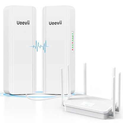 UeeVii 2.4G 5.8G CPE5824 Kit 1000Mbps Dual-Band Wireless Bridge