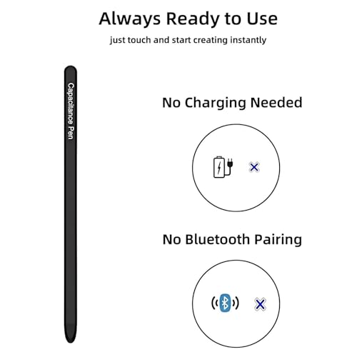 Qenw 0.23 x 0.1 x 4.27 Inches Slim-Black Stylus for Galaxy Z Fold Series