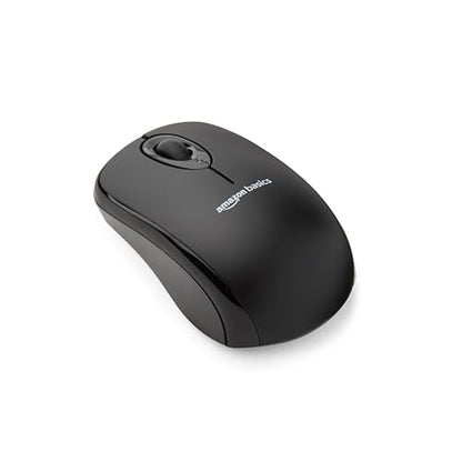 Amazon Basics MGR0975 2.4 GHz Wireless Optical Mouse USB Connectivity Black