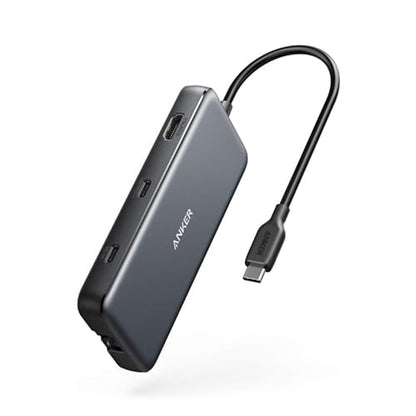 Anker 8-In-1 USB-C Hub A83830A1 Data Adapter Ethernet with HDMI 4K 60Hz