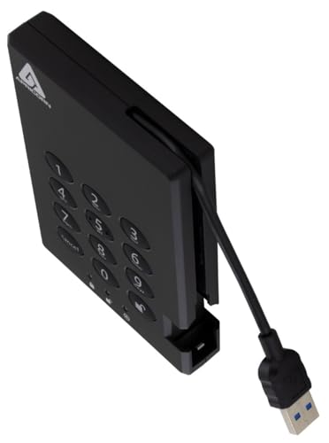 Apricorn 2TB A25-3PL256-2000 USB 3.0 Portable External Hard Drive